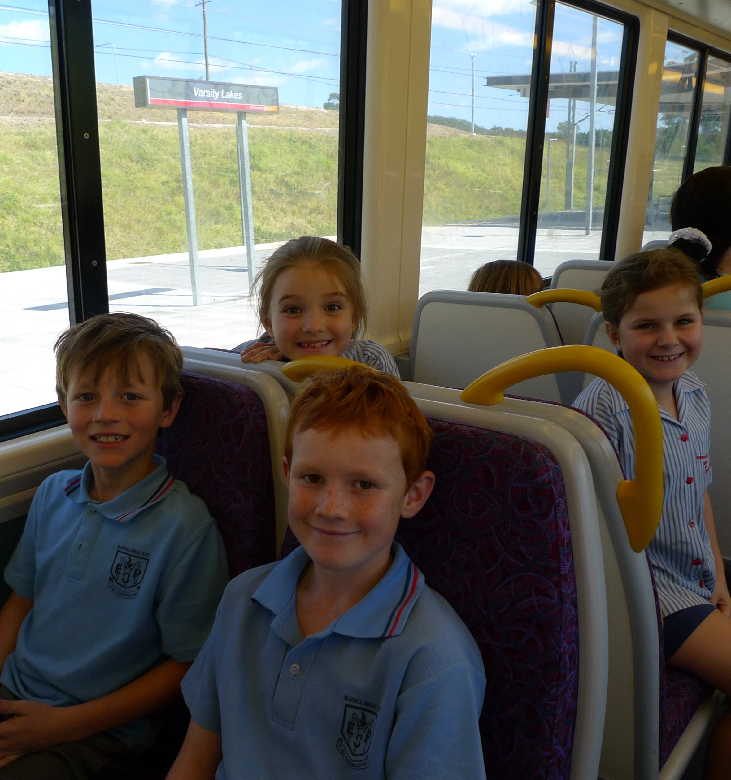 2S on a train